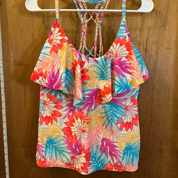 🐻Size L(12/14) - Catalina - Multi-Colored Swim Top - Picture 1 of 6